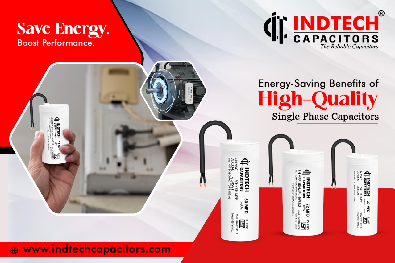 Single Phase Capacitor Manufacturer In India