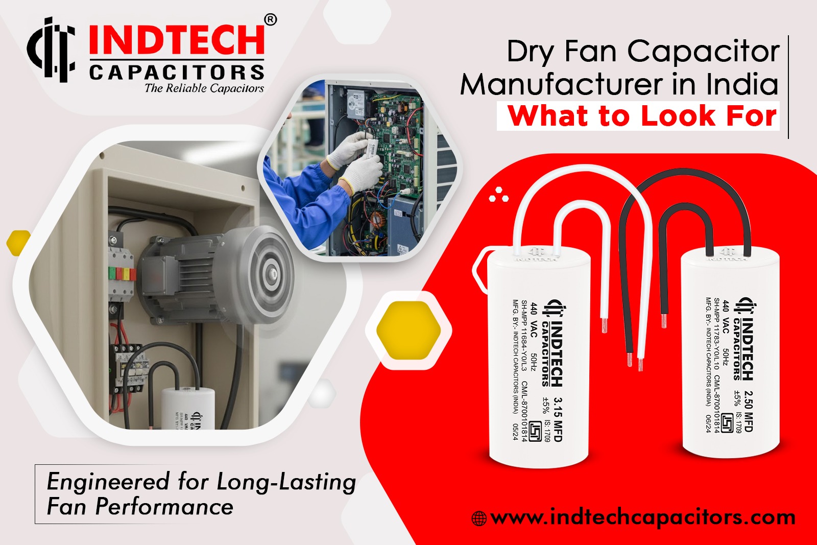 Dry Fan Capacitor Manufacturer in India